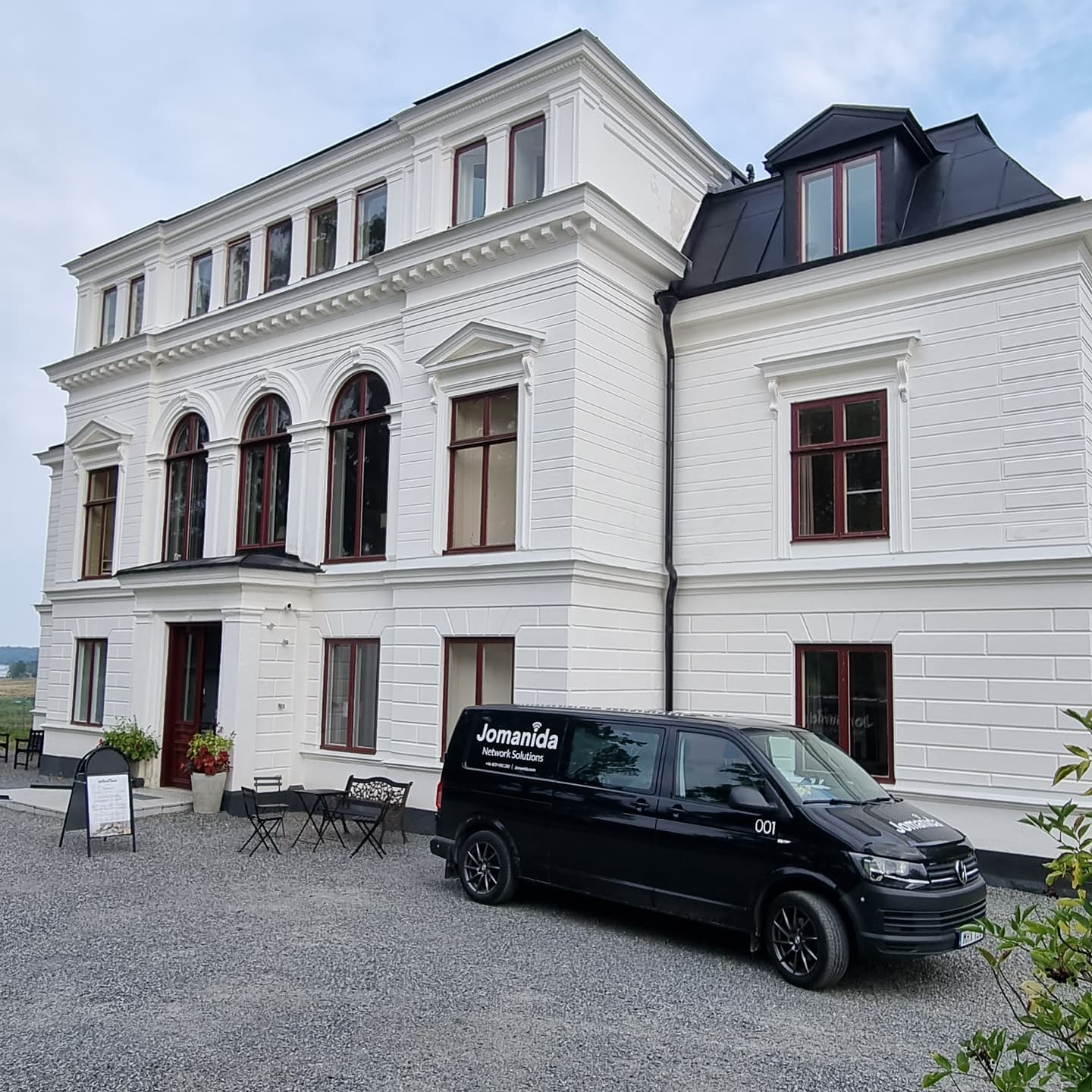 Nätverksinstallation för en herrgård i Stockholm